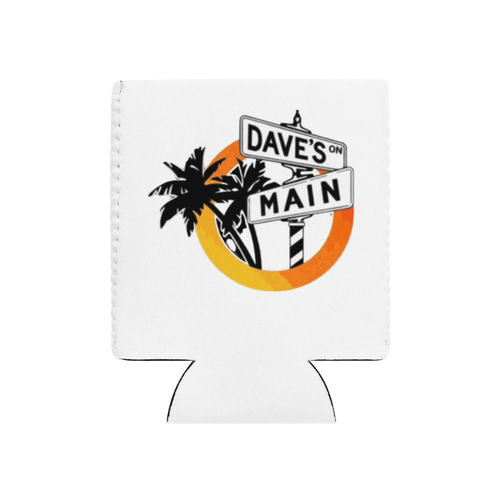 Can Cooler Koozie with 2 Logos - 12 Onces