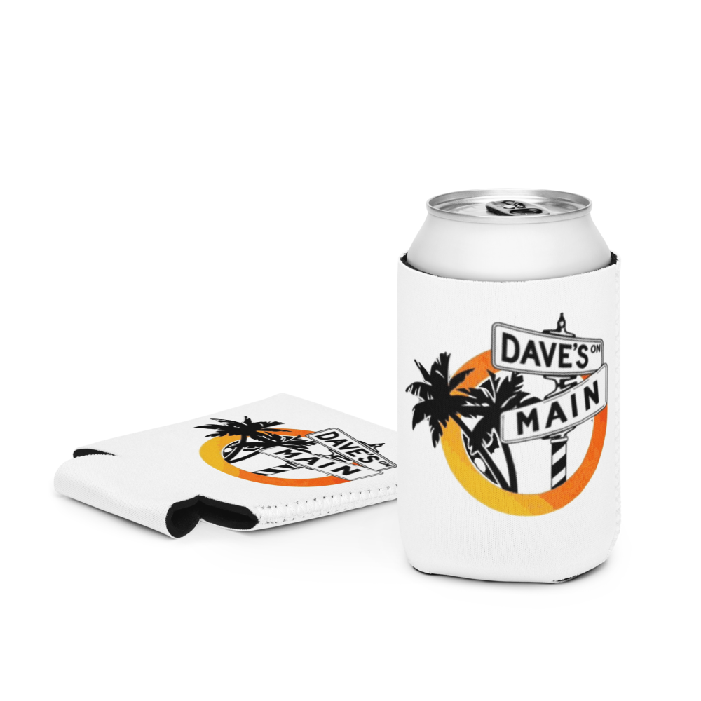 Can Cooler Koozie with 2 Logos - 12 Onces