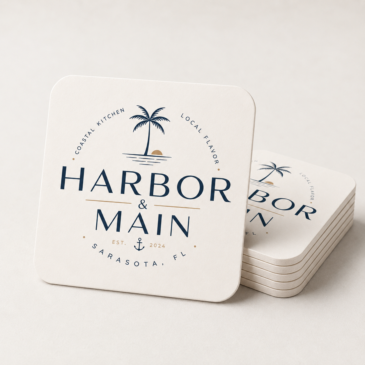 Custom Paper Coasters | Full-Color Printed